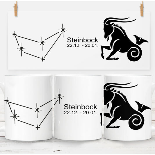 Steinbock Sternzeichen Tasse