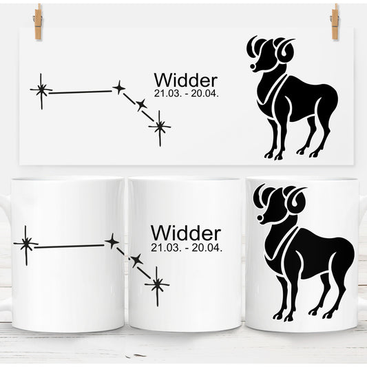 Sternzeichen Widder Tasse